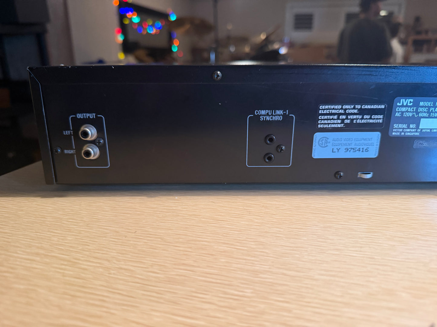 JVC XL-V101 Compact Disc CD Player Dual D/A Converter System Fresh Servicing🔥🎶