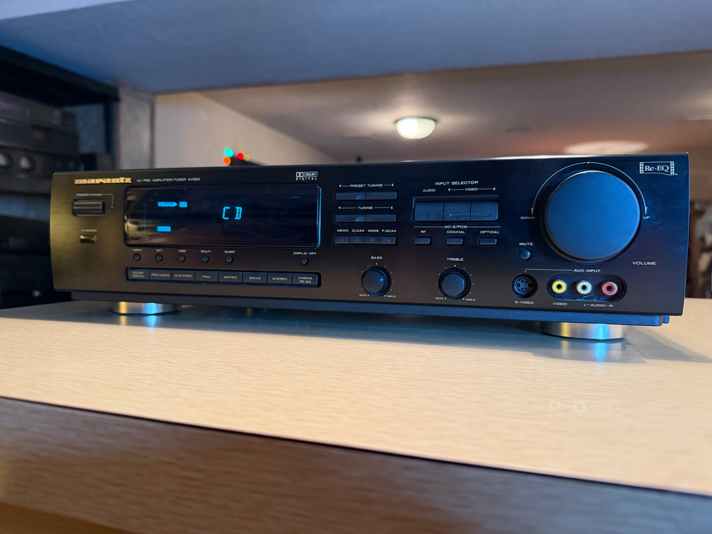 Marantz AV Preamplifier/ Tuner AV 550 High Fidelity Full Fresh Service V Rare🔥