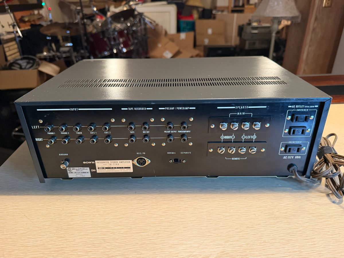 Sony TA-1144 - Early 70s Integrated Amplifier Full FRESH Servicing High Fidelity