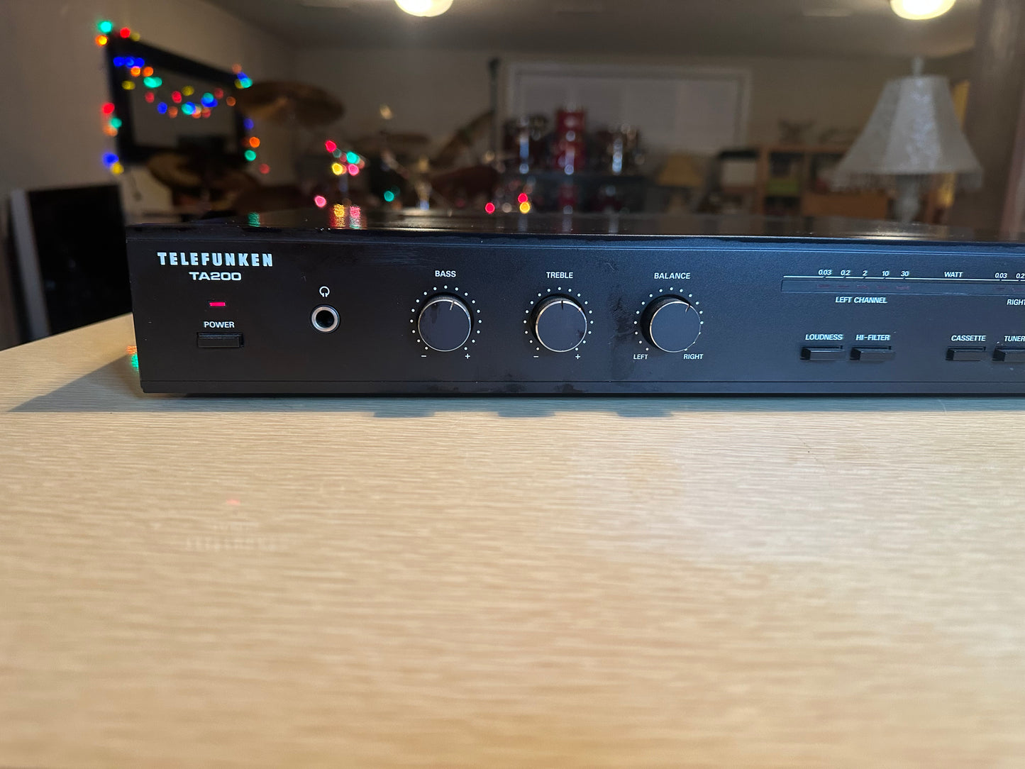 Vintage Telefunken TA200 Stereo Amplifier High Fidelity Extremely Rare Serviced