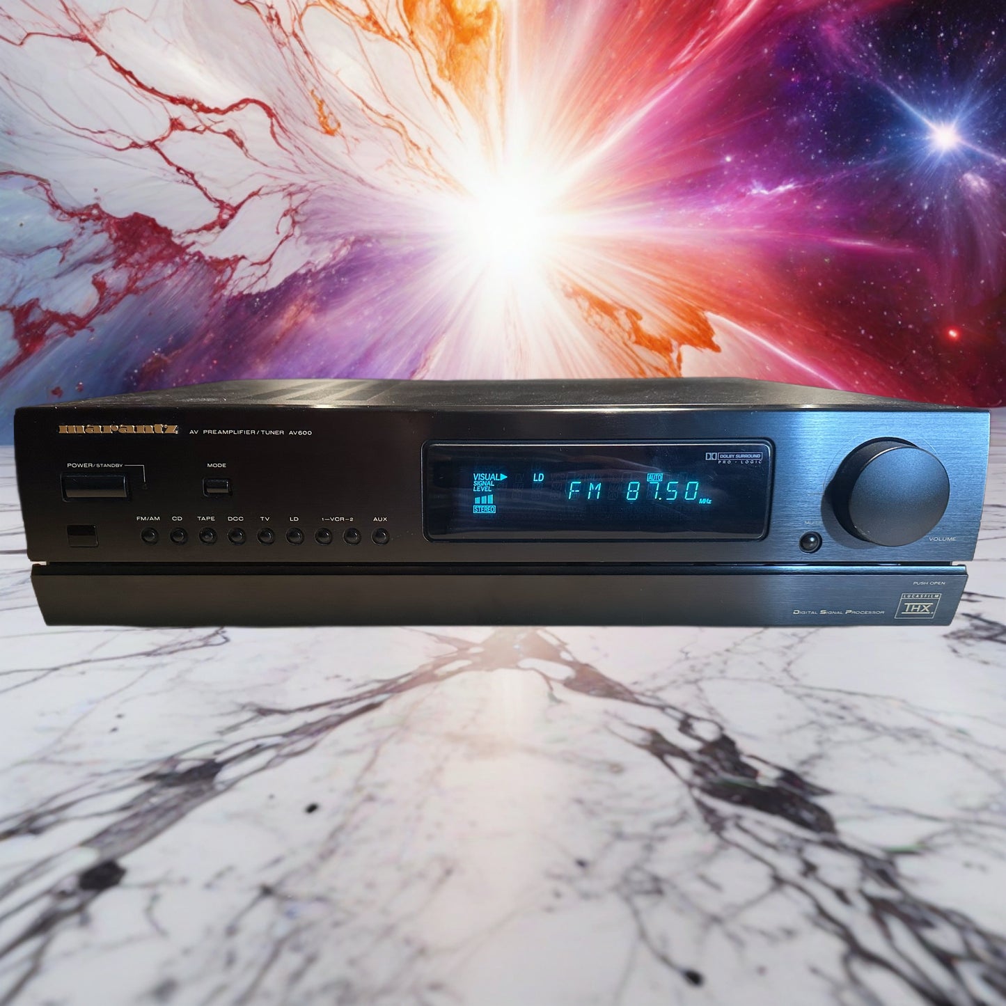 VTG MARANTZ PREAMPLIFIER /TUNER MODEL AV 600 Fully Serviced Very Rare Audiophile