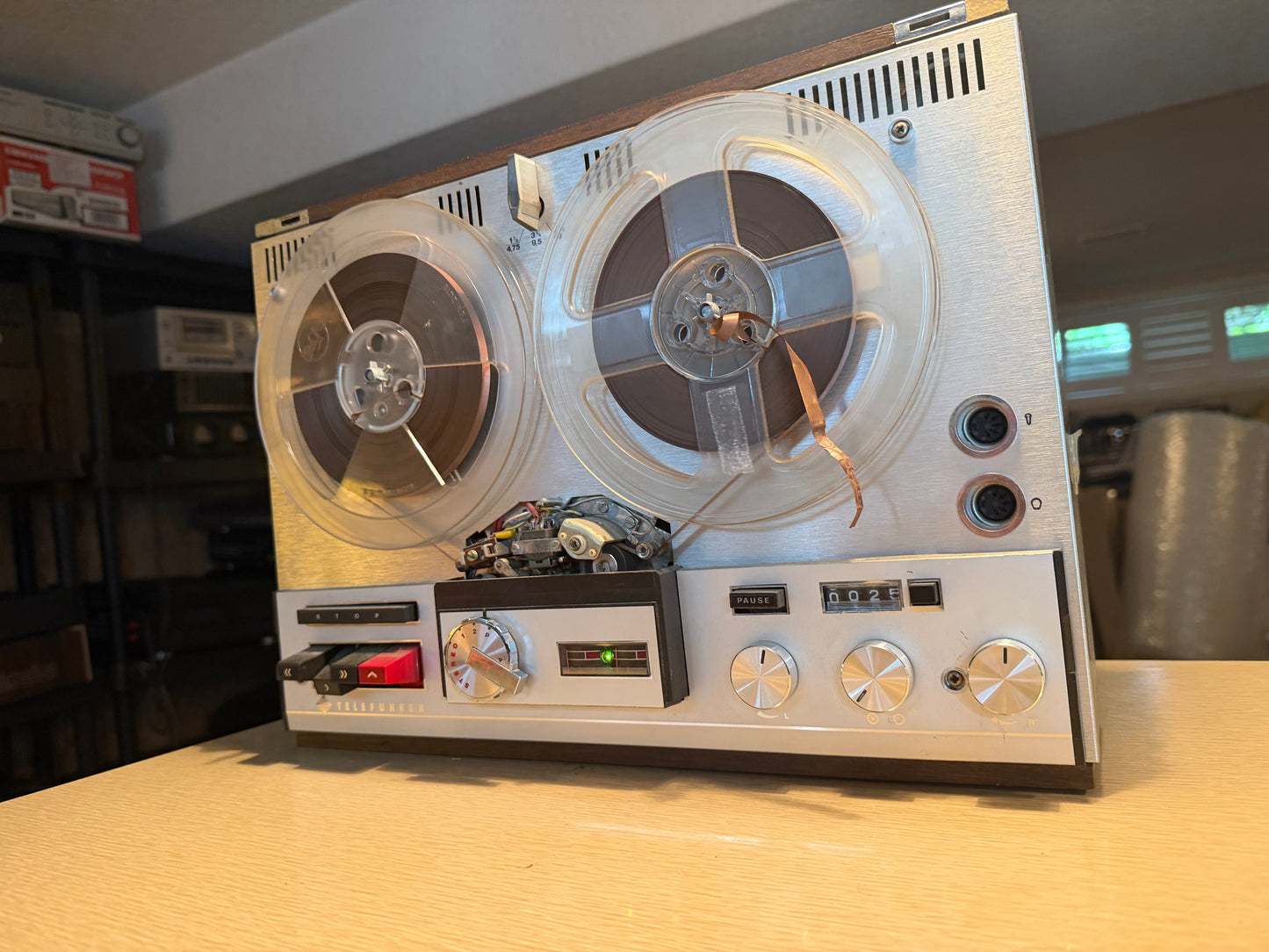 Telefunken Magnetophen M205 Reel to Reel Made in Germany Tested Fully Working🎶