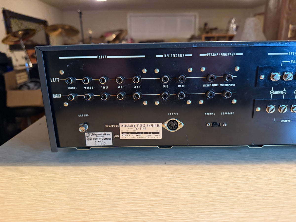 Sony TA-1144 - Early 70s Integrated Amplifier Full FRESH Servicing High Fidelity