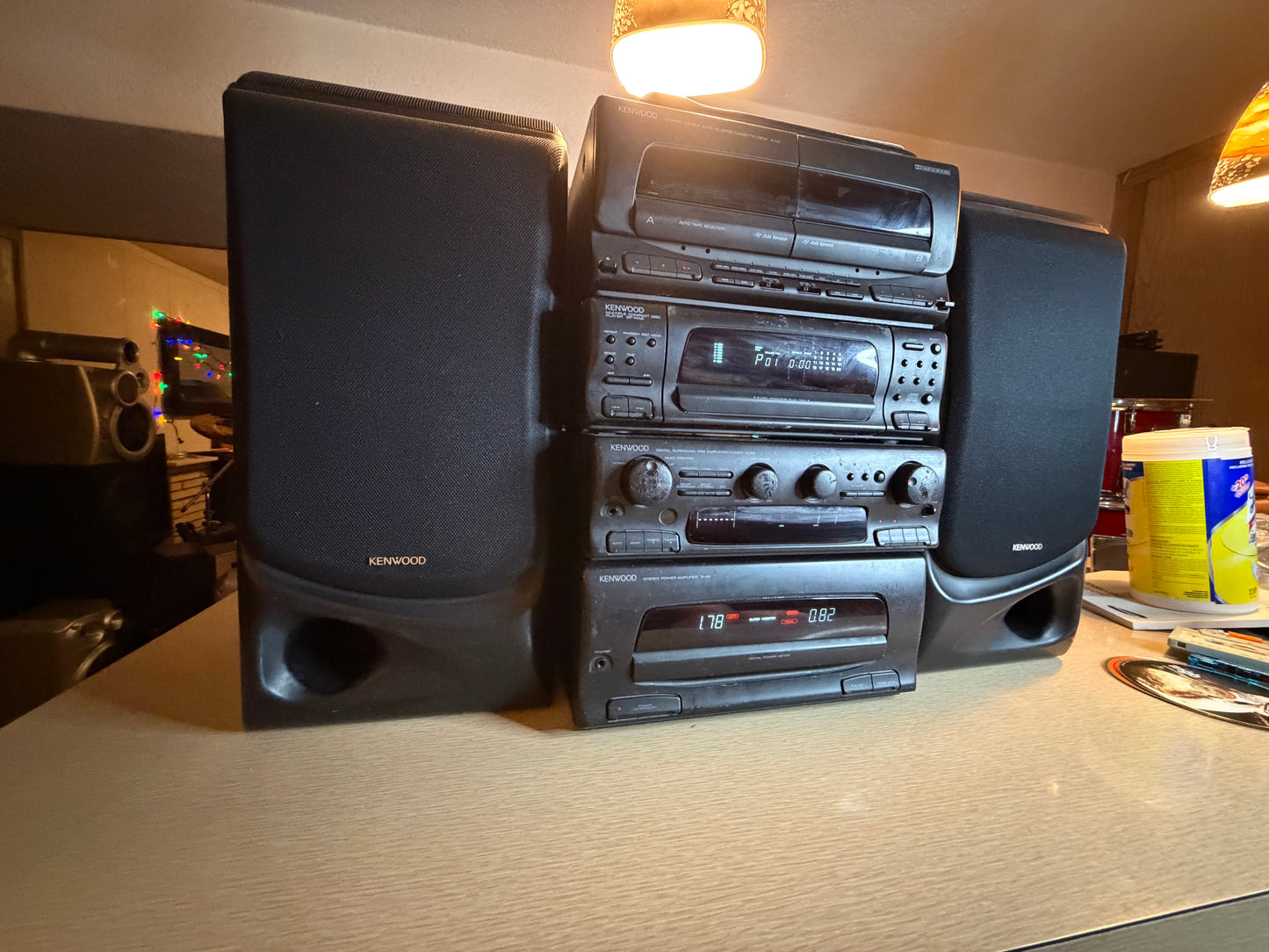 Kenwood XA9 Deck DPMA9 CDP C-9 Preamp B-A9 Amplifier LS-A9 Speakers Fully Works!