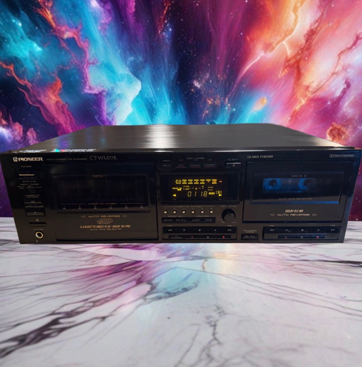 Pioneer CT-WM77R 6+1 Multi Cassette Changer: Extremely Rare Fresh Pro Service🔥