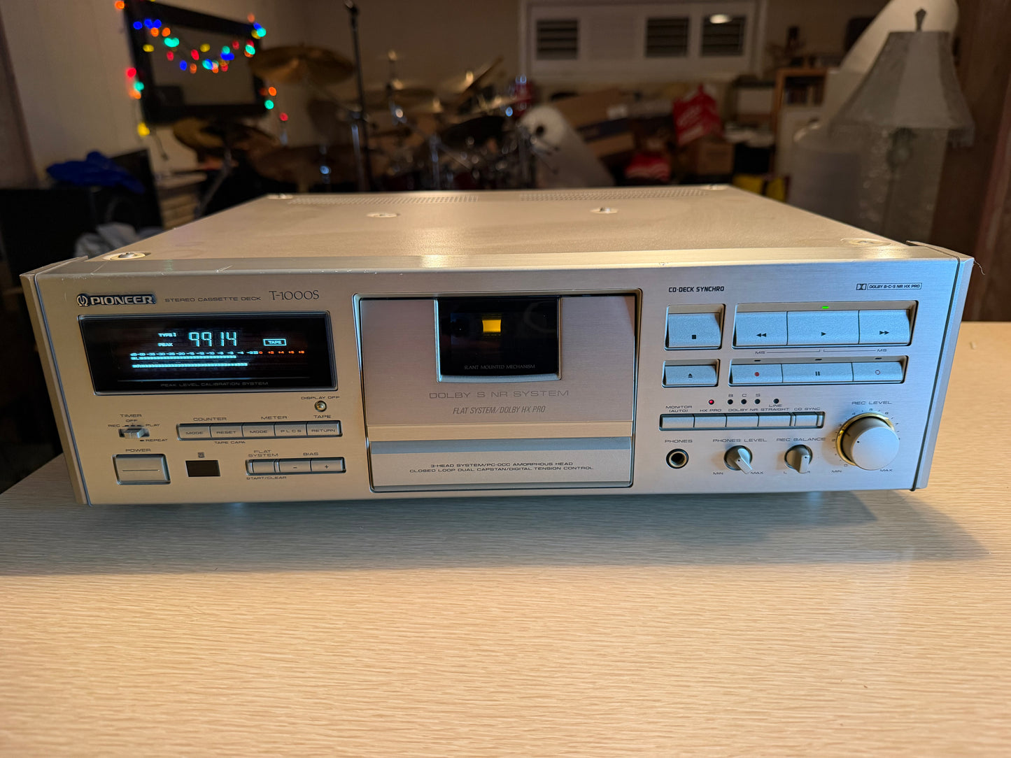 Pioneer T-1000S CT-93 3-Head Dolby B, C, S, Hx Pro  Cassette Deck Pro Serviced🔥