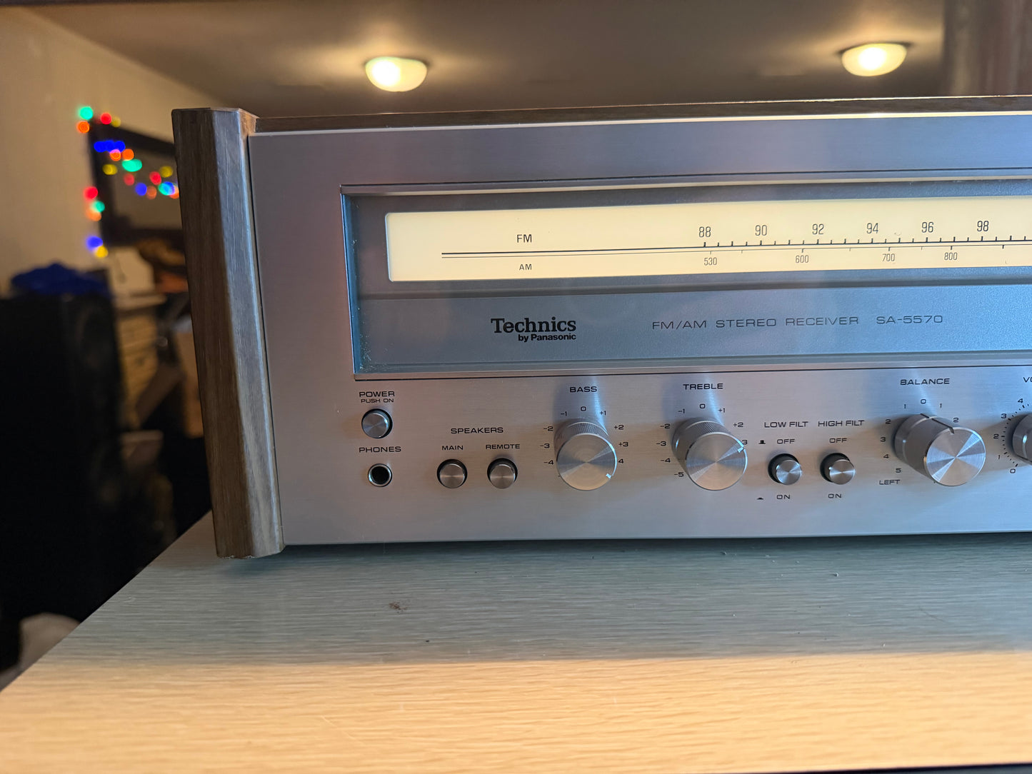 Technics Sa 5570 Stereo Receiver Amplifier 85 WPC Excellent Shape Fresh Service!