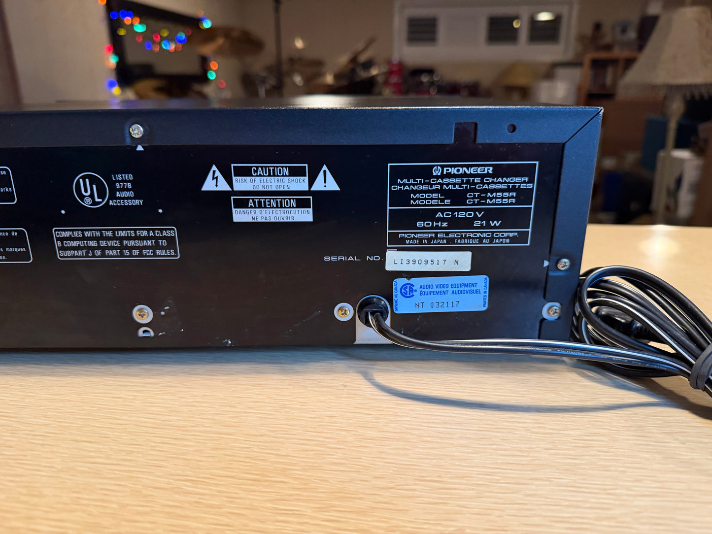Vintage Pioneer CLD-1190 LaserDisc Player High End RARE Model NEW BELTS Works🔥