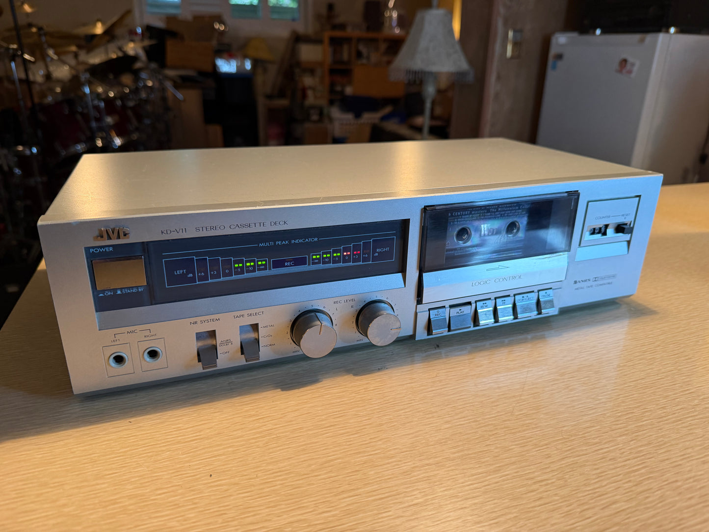 JVC Tape Deck KD-V11 Stereo Cassette Deck Vintage Audio KDV11 Fresh Service Rare