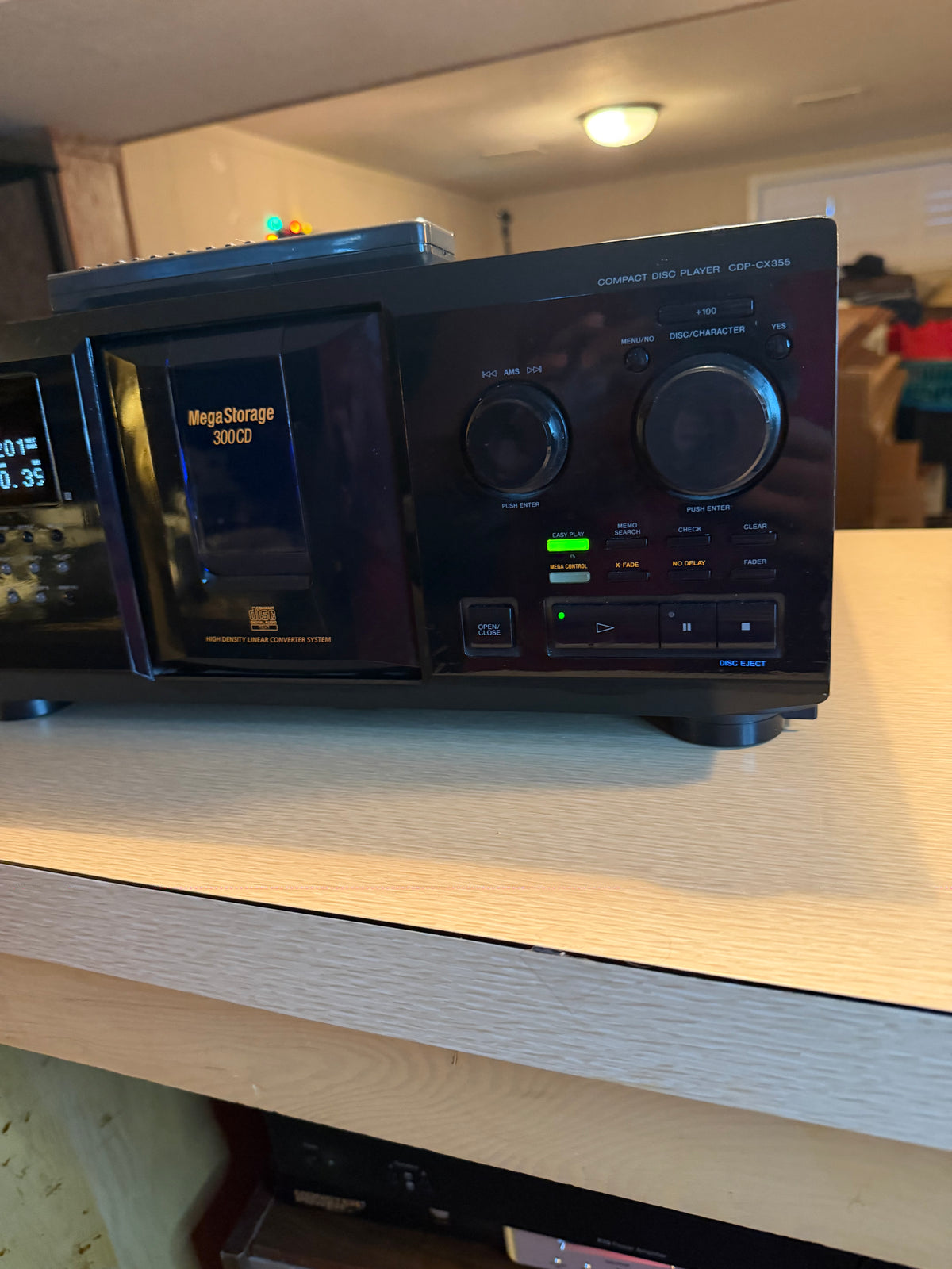 Sony CDP-CX355 300 Disc CD Player Changer - Belts Replaced, Serviced, + Cleaned!