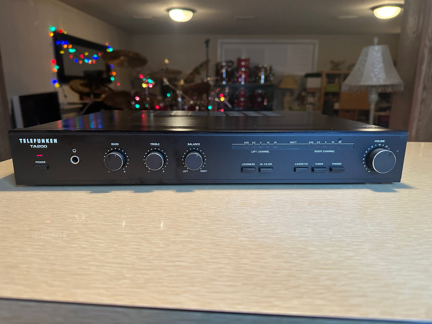 Vintage Telefunken TA200 Stereo Amplifier High Fidelity Extremely Rare Serviced