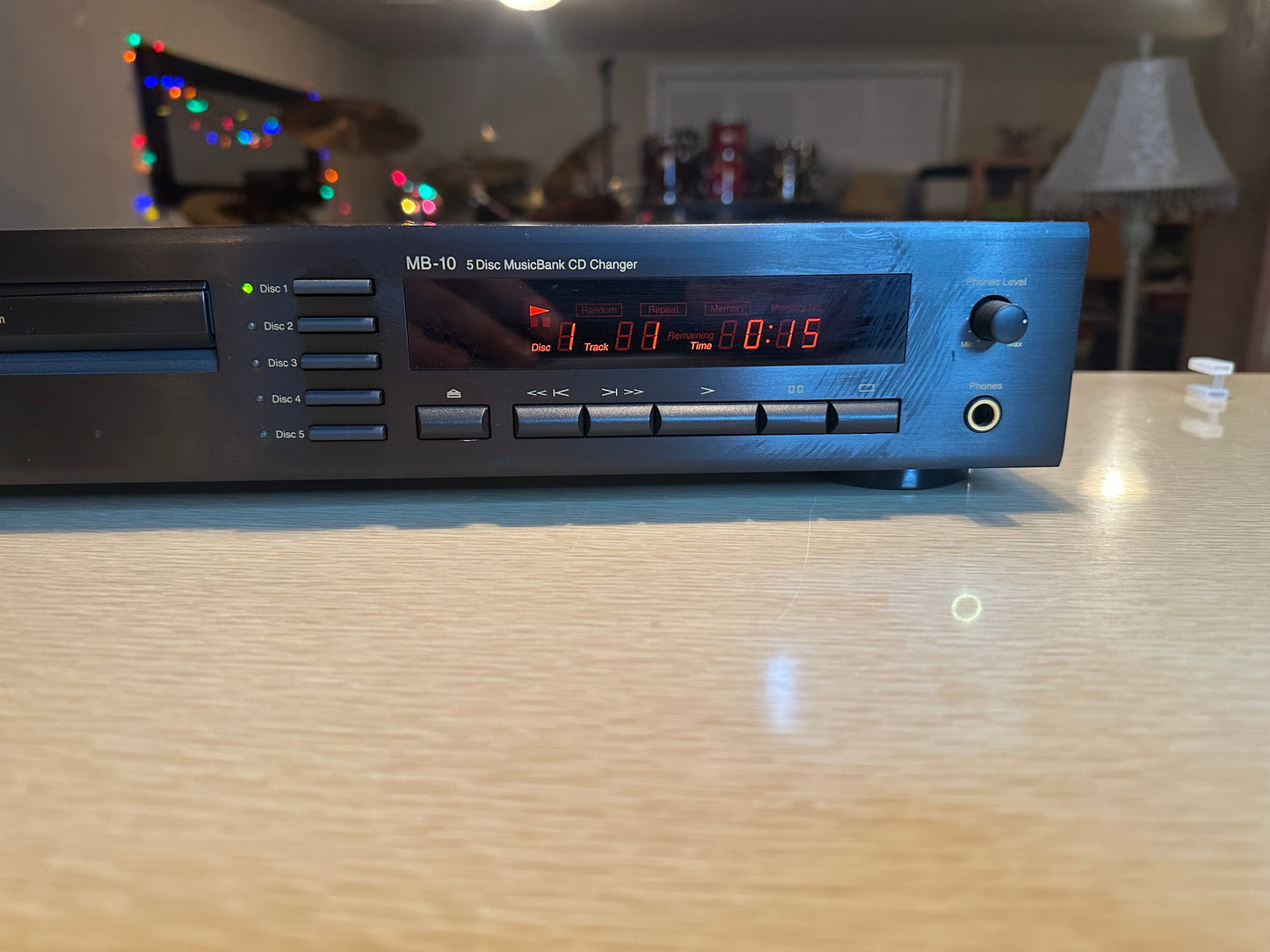 Vintage Nakamichi MB-10 5 Disc MusicBank CD Changer Player Fully Functional Rare