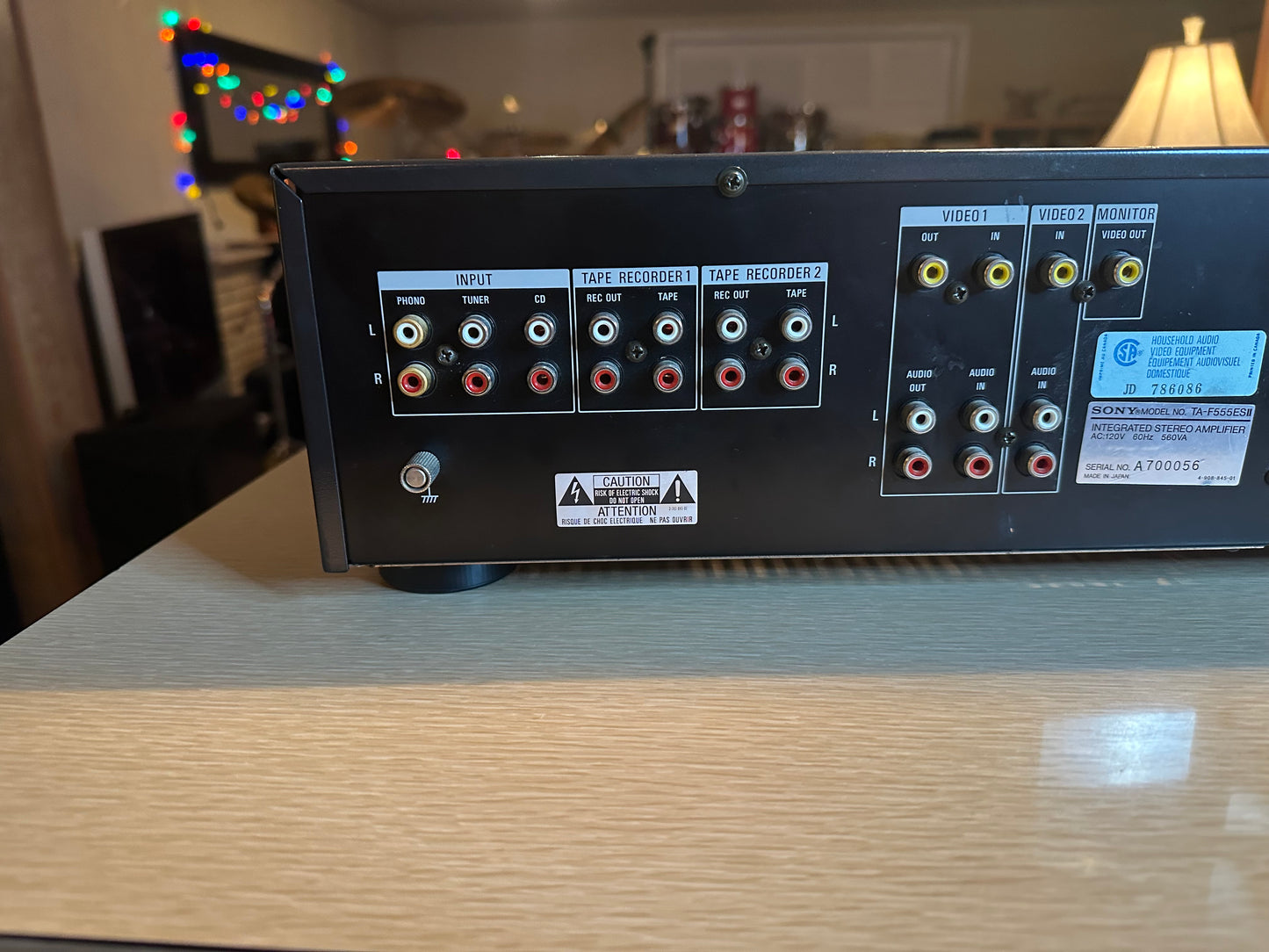 Vintage Sony TA-F555ES II Integrated Stereo Amplifier PRO SERVICED Very Rare 🔥