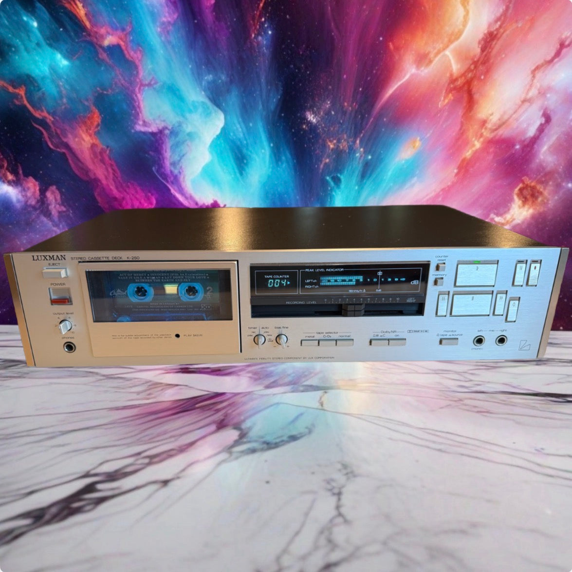 Luxman K-250 AUDIOPHILE 3 HEAD Cassette Deck FULL FRESH SERVICE V Rare ! 🔥🎶