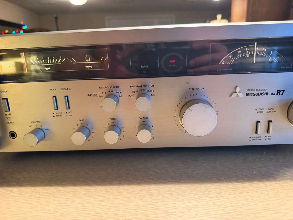 Mitsubishi DA-R7 Stereo receiver High Fidelity Excellent CND Fresh Pro Service🔥