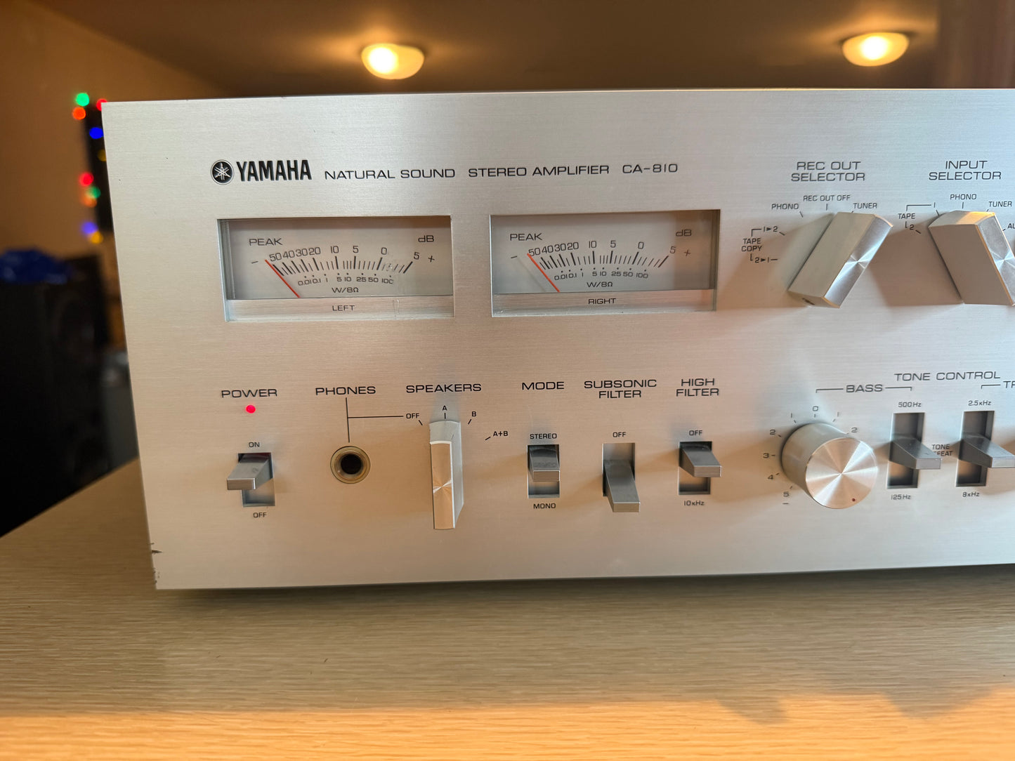 Yamaha CA-810 Natural Sound Integrated Amplifier 65wpc  Fresh Service Near Mint!