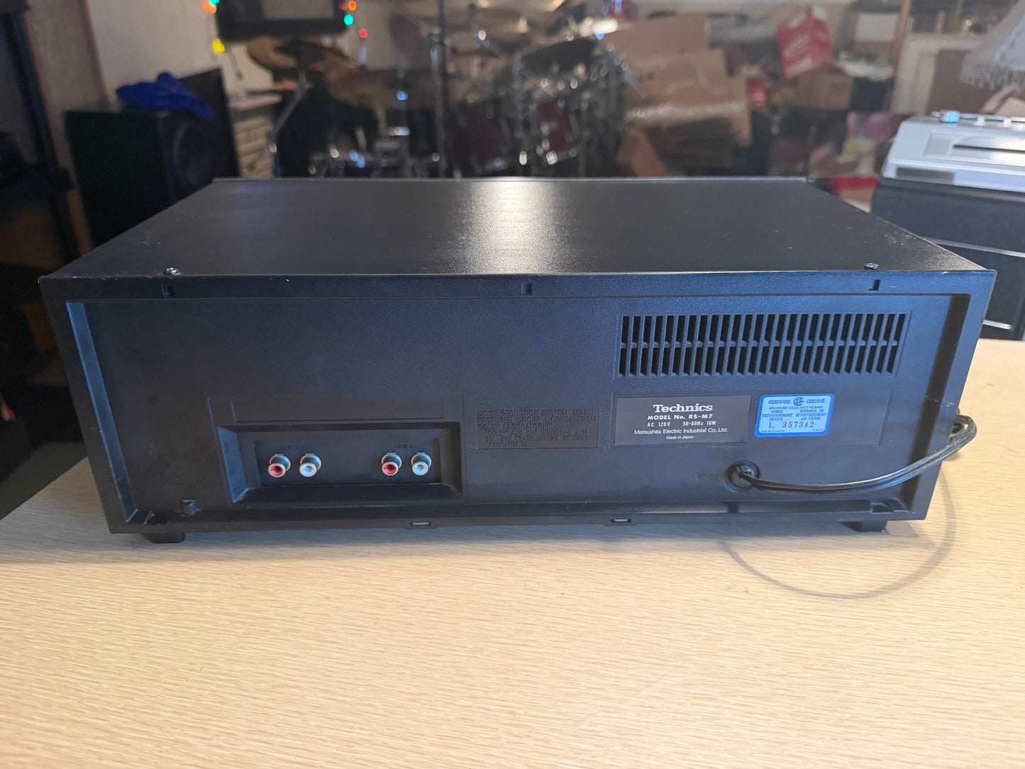 Technics RS-M7 Stereo Cassette Deck Works Great Full Fresh Service Crisp Sound🎶
