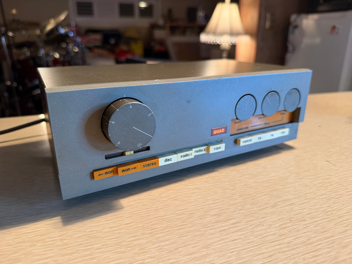 Quad 33 Control Unit + Quad FM 2 Stereo Tuner + Quad 303 Power Amp Serviced Rare