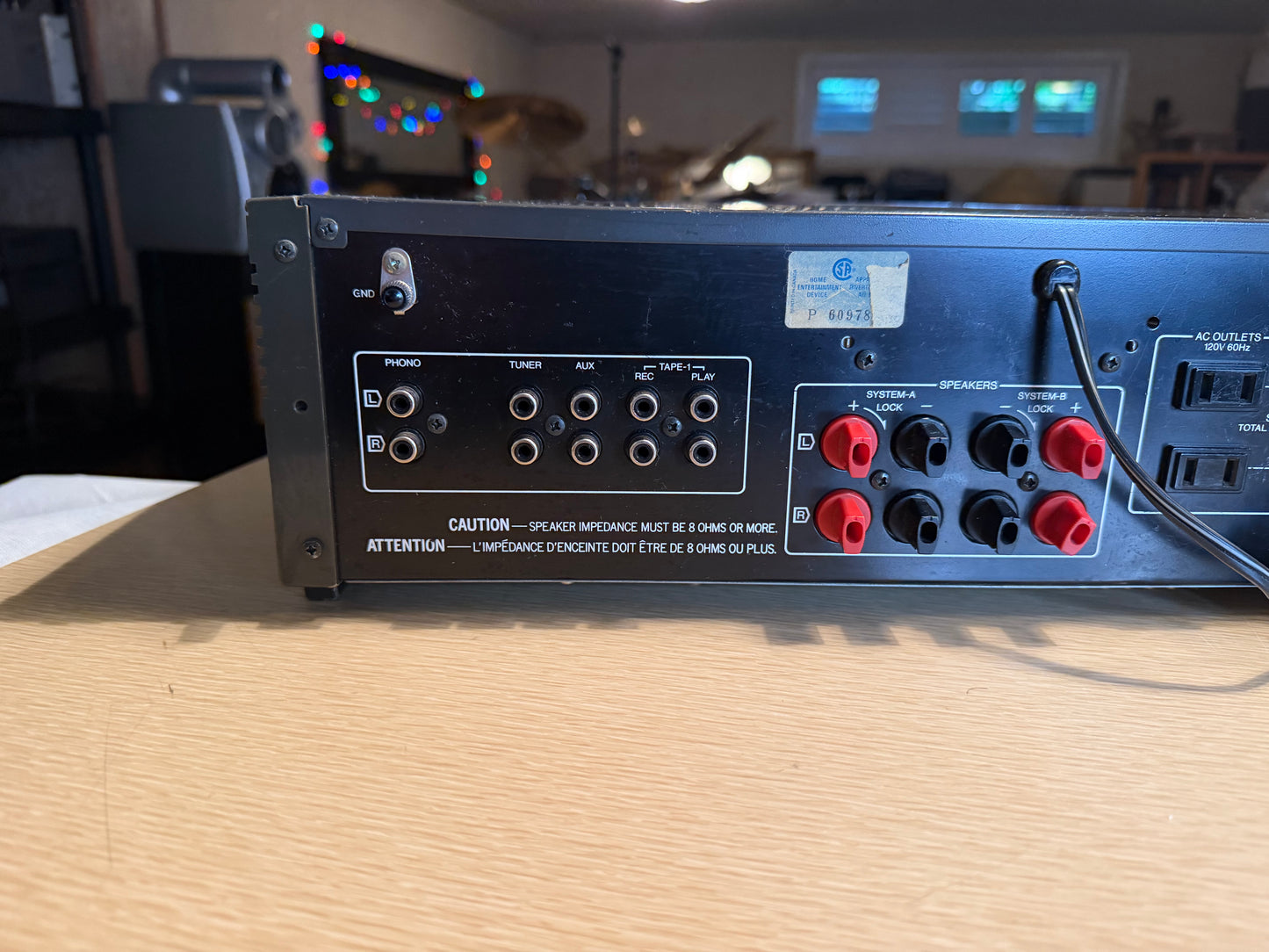 Sansui Integrated DC Servo Amplifier A-7 Silver Face -Tested -Working-VERY CLEAN