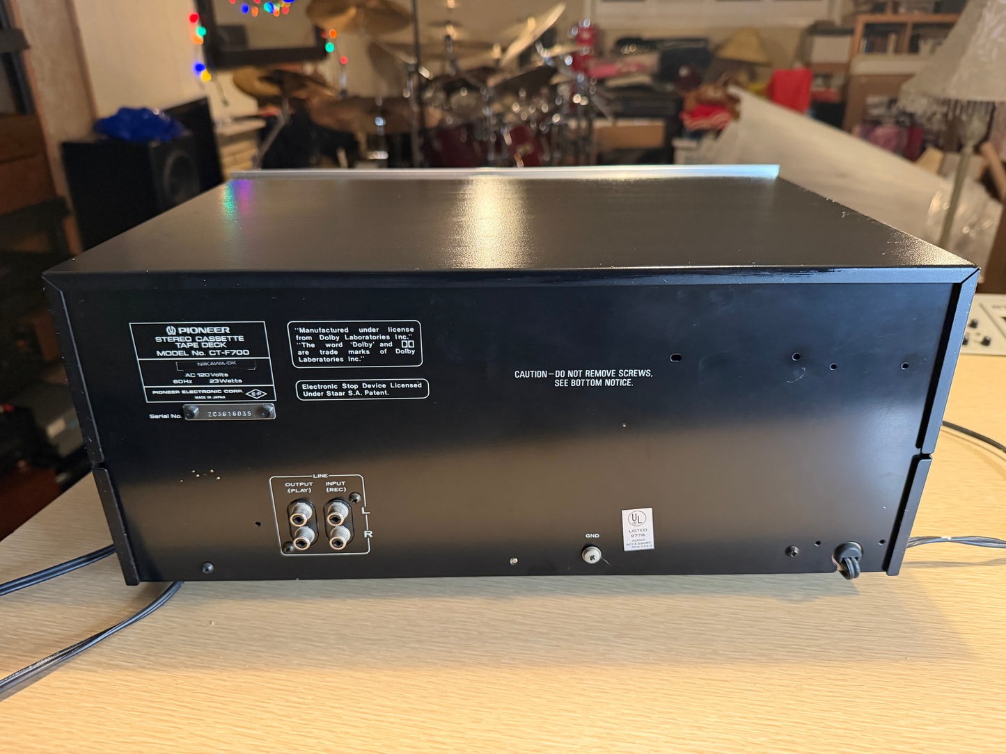 Vintage Pioneer CT-F700 Cassette Deck Near Mint Condition FRESH Pro Servicing🎶