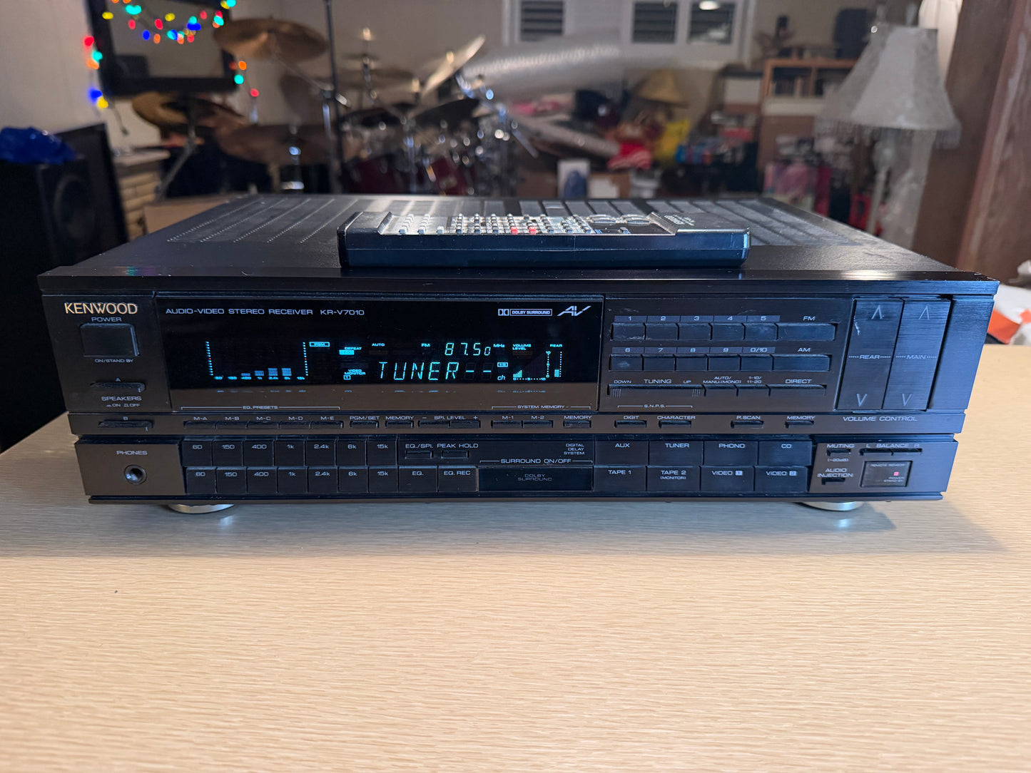 Kenwood KR-V7010 Audio/Video Stereo Receiver W/Remote Bundle Serviced Works