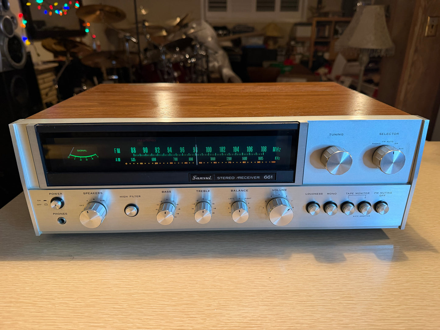 Sansui 661 Stereo Receiver Amplifier Full Fresh Service Near Mint Rare Beauty💎