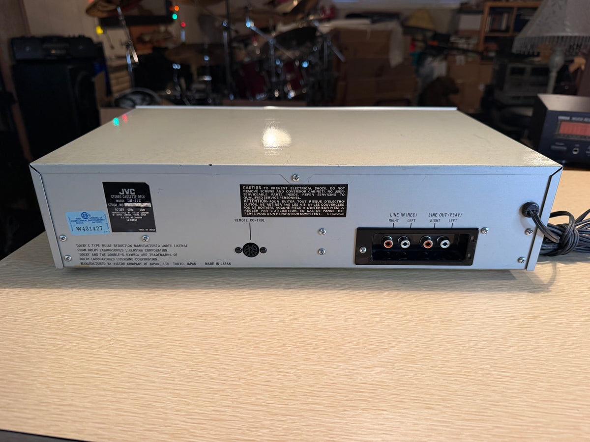Vintage JVC DD-77 3 Head High Fidelity Stereo Cassette Deck Freshly Serviced🎶🔥