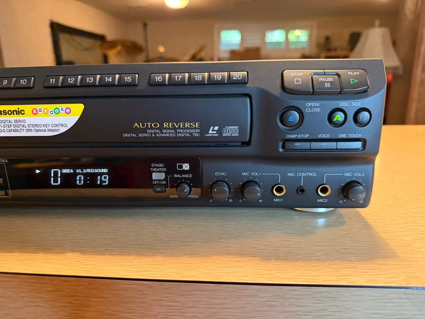 Panasonic LX-K770 Auto-Reverse LD CD Player Mint Condition Fully Tested