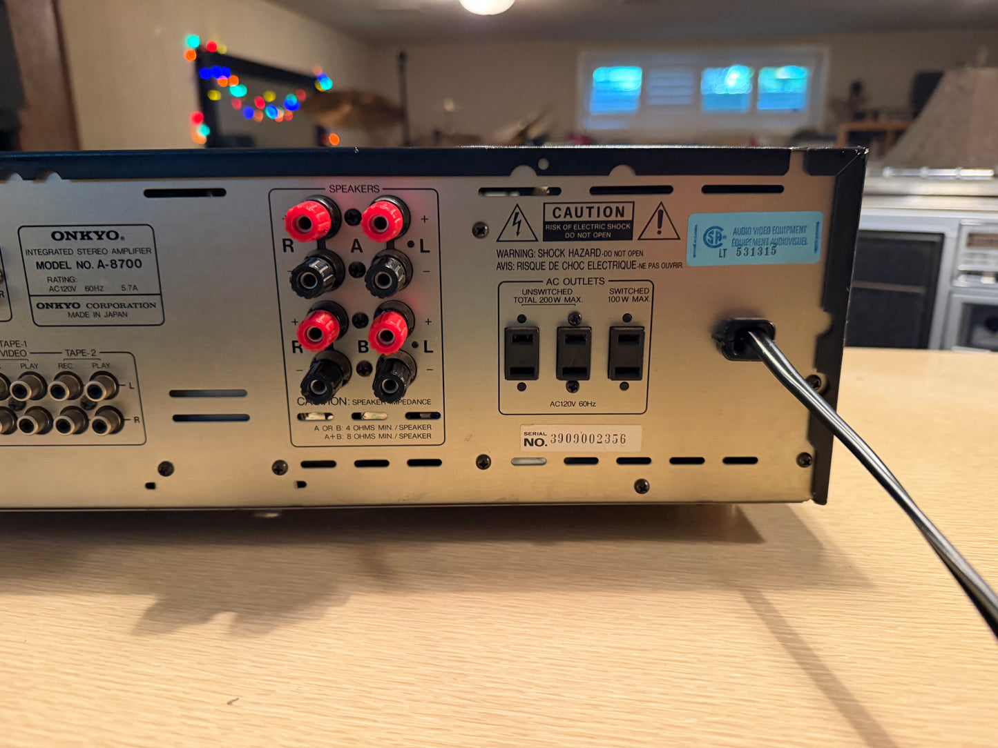 Onkyo Integra A-8700 Stereo Integrated Amplifier Full Fresh Service 105 WPC🔥🎶