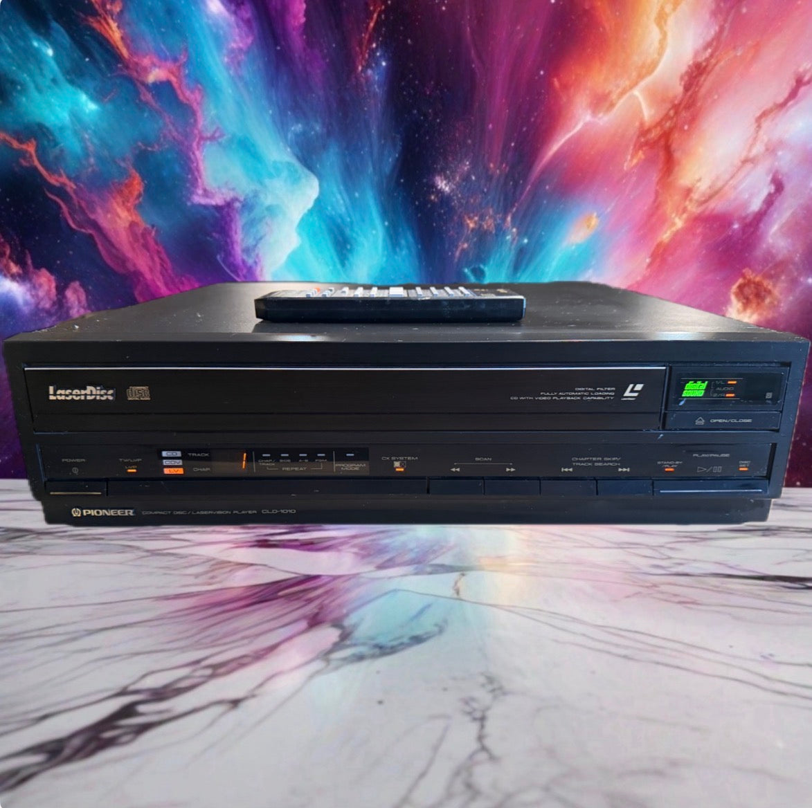 Pioneer CLD-1010 High Fidelity Laserdisc Player Serviced With Remote Very Rare🔥
