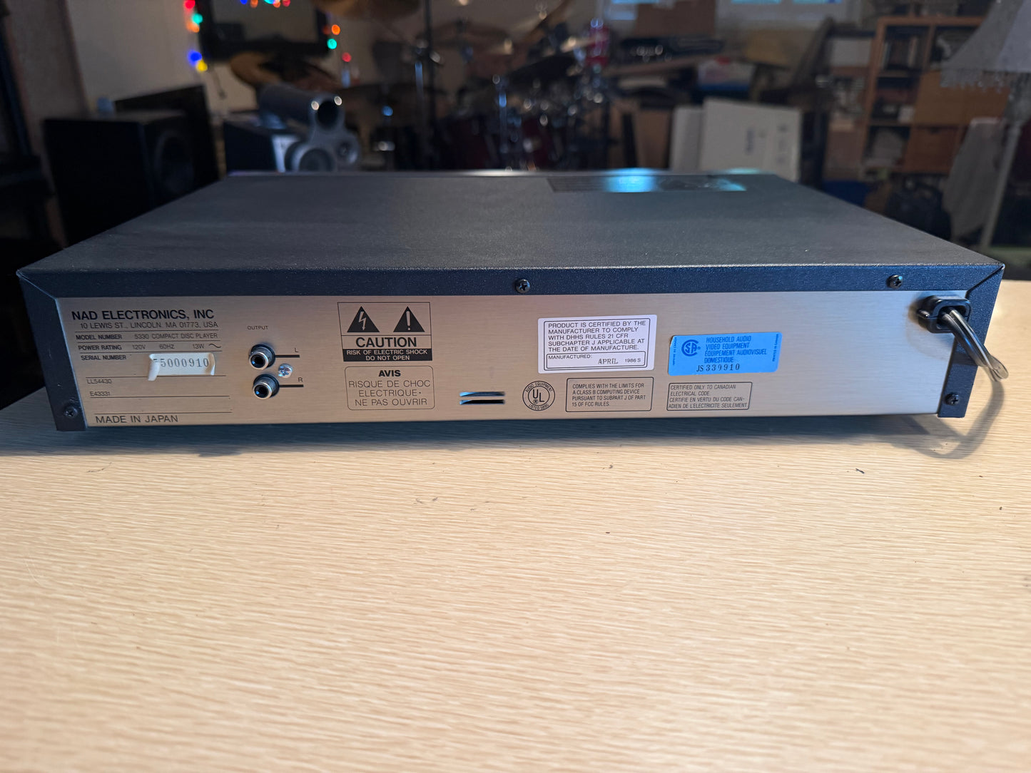 NAD Compact Disc 5330 CD Player FRESH SERVICE Audiophile High End Rare Beauty🎶