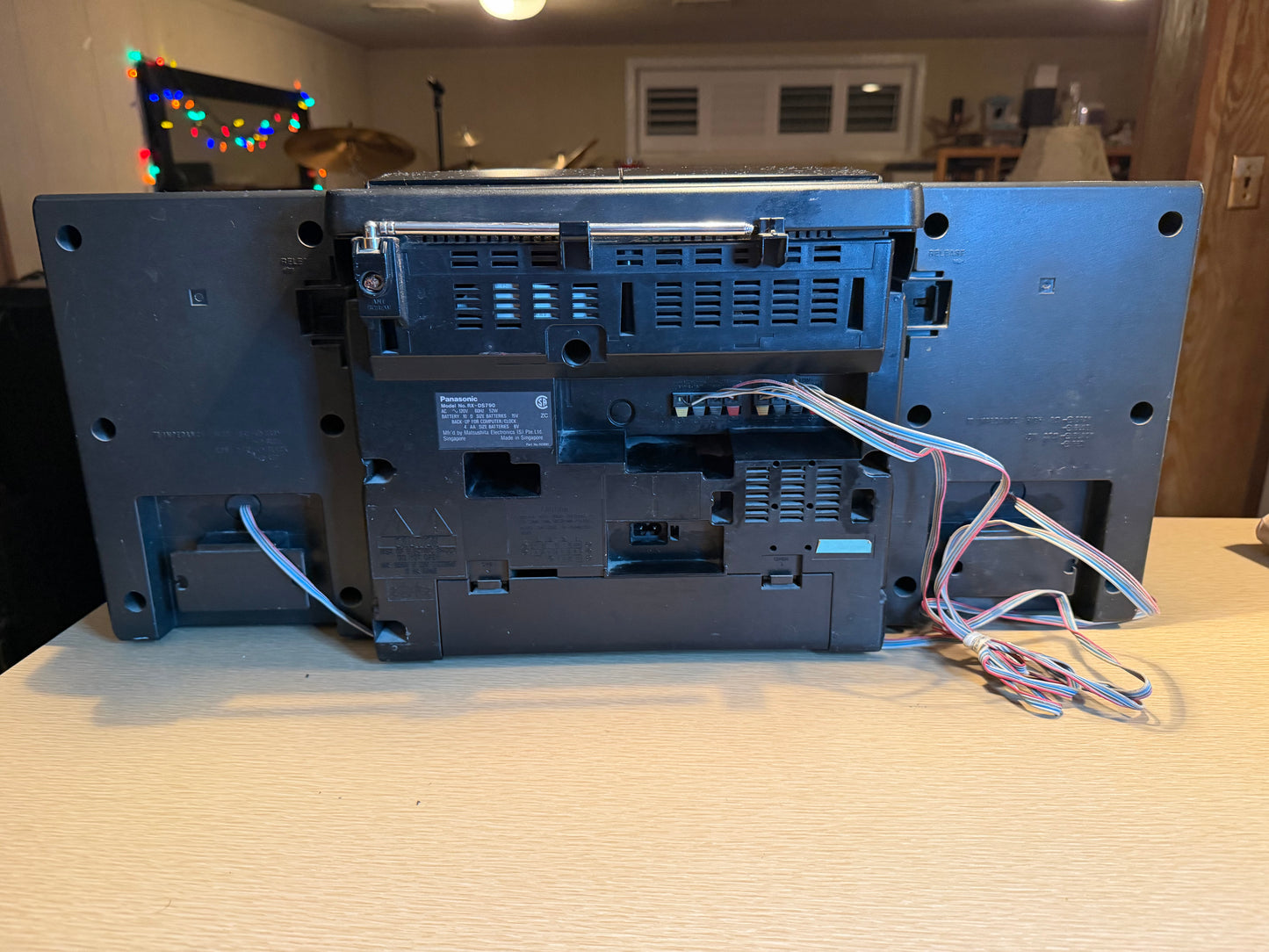 Panasonic S-XBS, RX-DS790, 3 CD Player, Cassette Tape, AM/FM, Tested & Working!