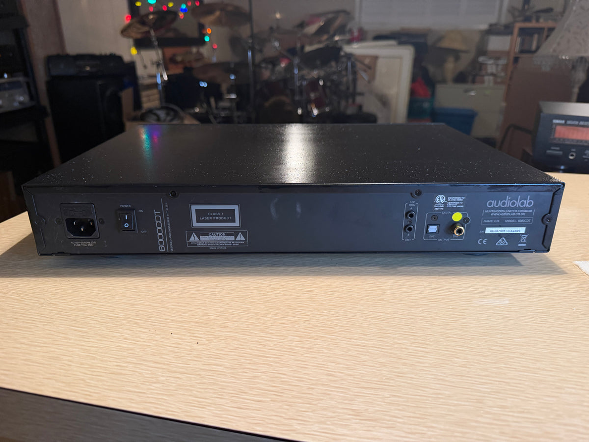 Audiolab 6000CDT CD Player Transport - Land remote Very Low Usage DAC High End🎶