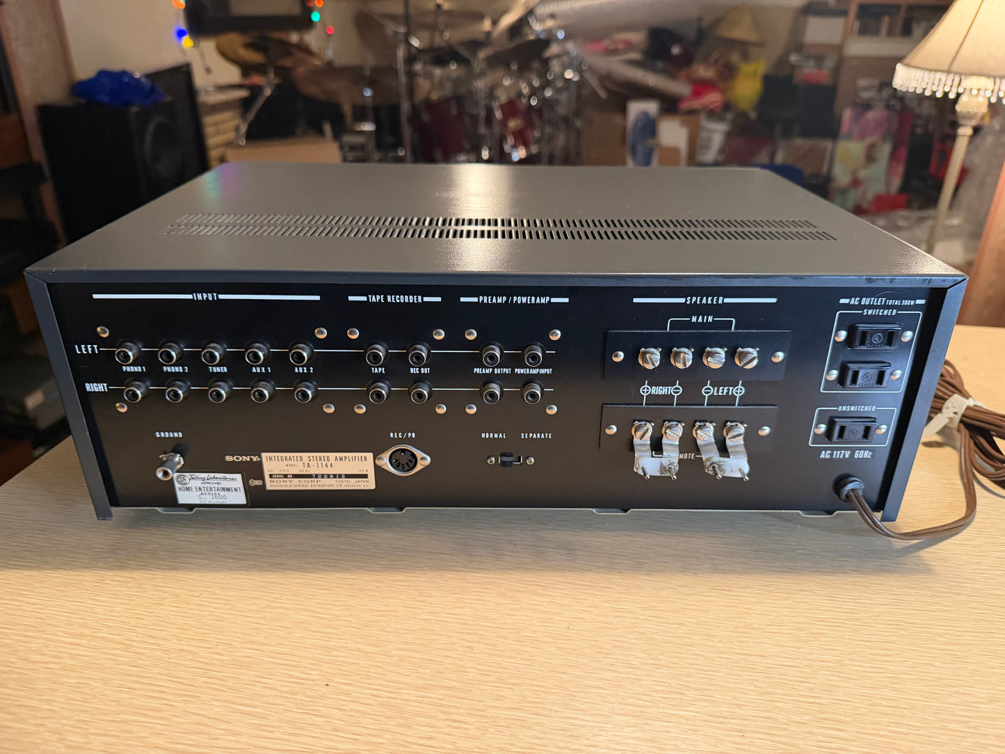 Sony TA-1144 - Early 70s Integrated Amplifier Full FRESH Servicing High Fidelity