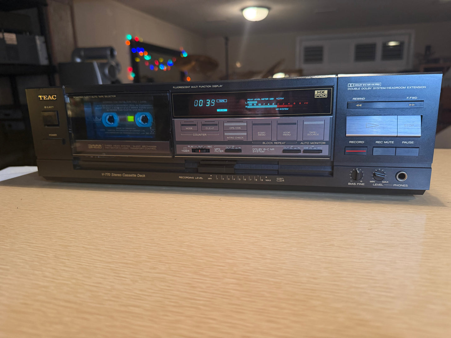 TEAC V-770 3-Head Hi-End Cassette Deck Very Rare High Fidelity & Working Great🔥