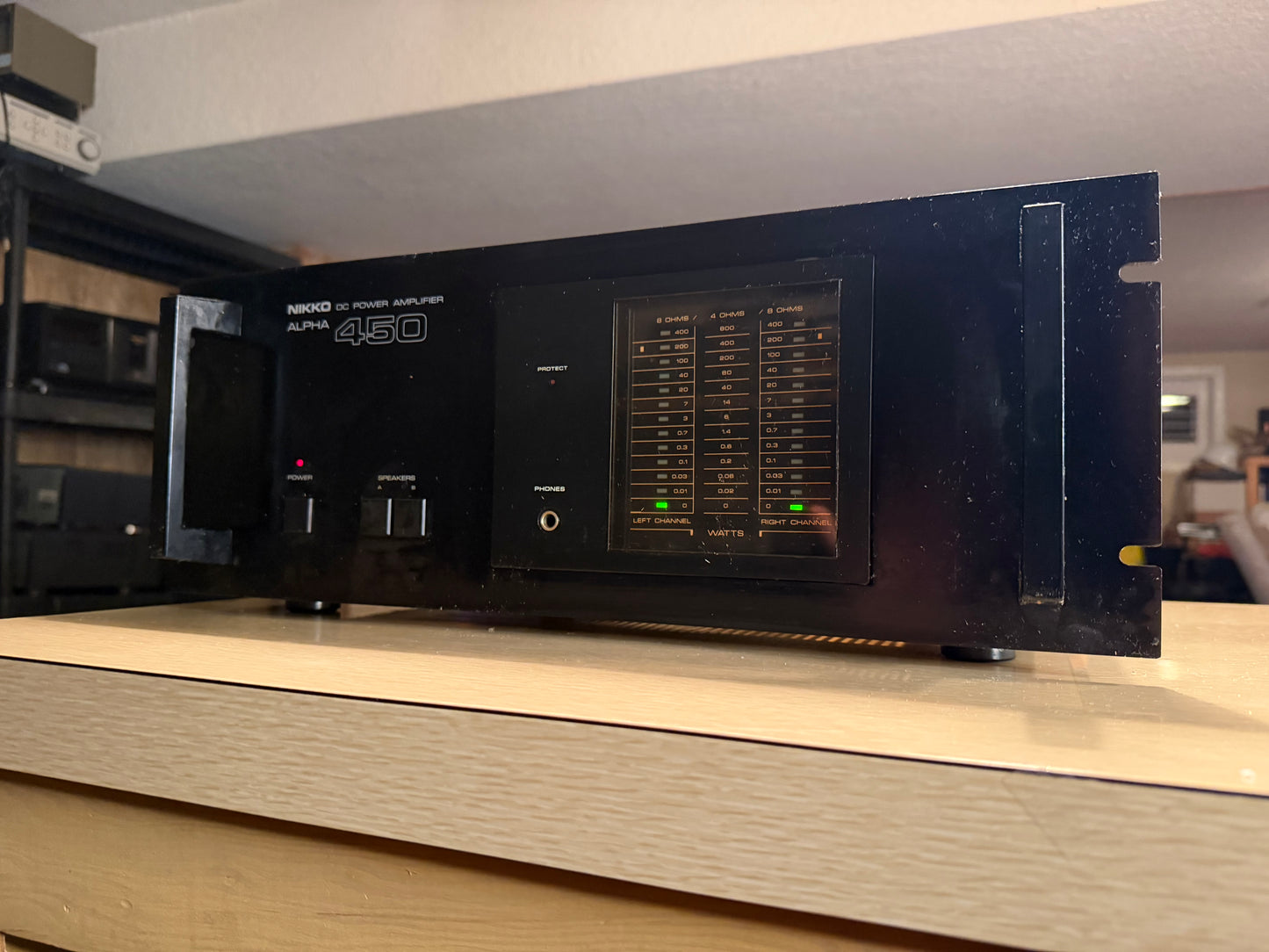 Nikko Alpha 450 Stereo 220WPC MONSTER 👹 Power Amplifier FRESH Full Service🔥🎶