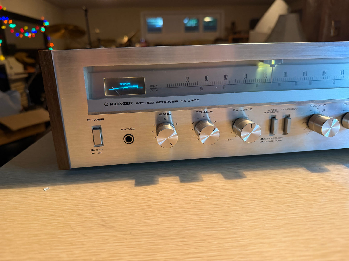 Vintage Pioneer SX-3400 AM/FM Stereo Receiver Tested Freshly Serviced Excellent!
