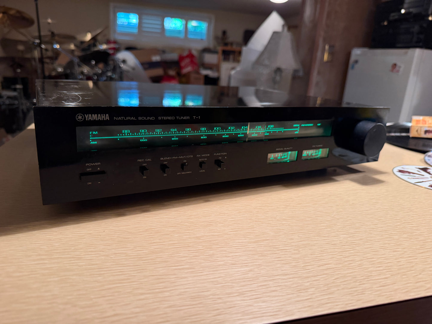 Vintage Yamaha T-1 Natural Sound Audiophile AM/FM Tuner Full Fresh Service Rare!