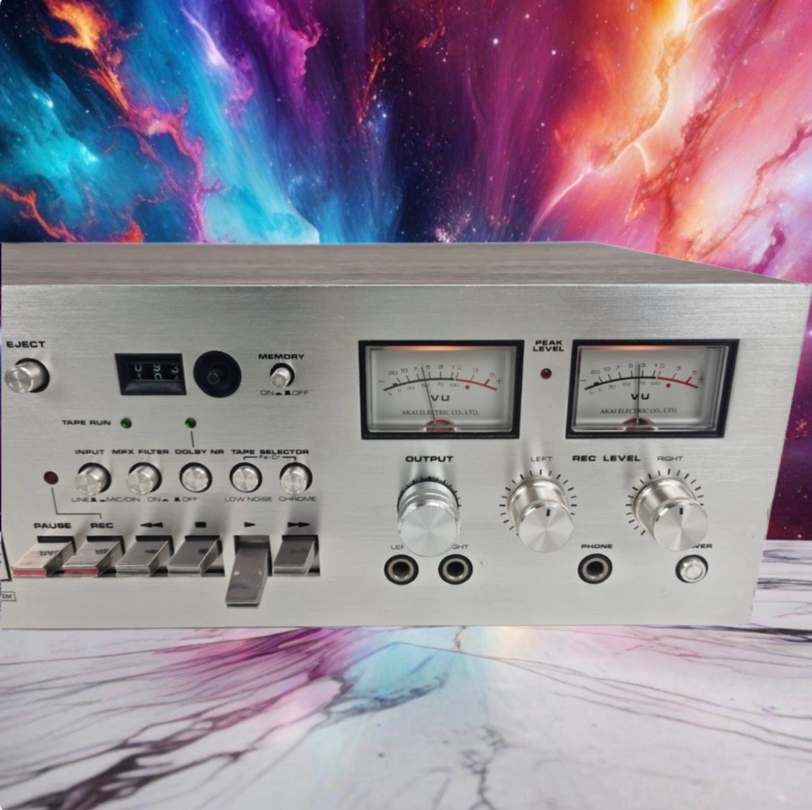 Akai GXC-710D Cassette Stereo Tape Deck - Full FRESH Servicing Rack Mount V Rare