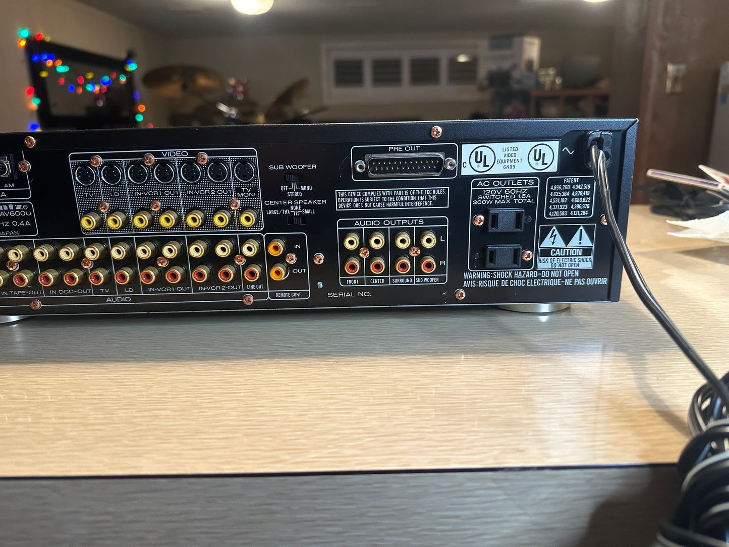 VTG MARANTZ PREAMPLIFIER /TUNER MODEL AV 600 Fully Serviced Very Rare Audiophile