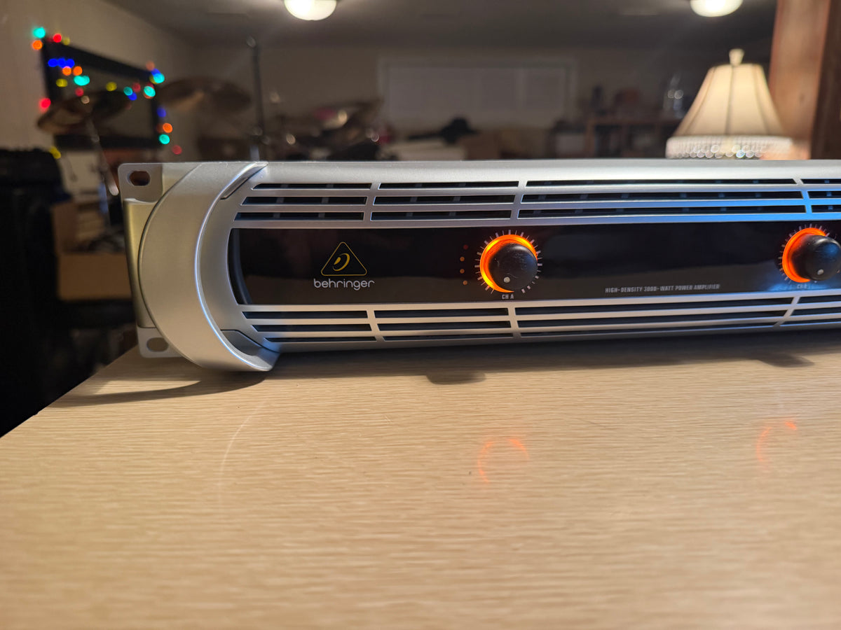 Behringer iNUKE NU3000DSP 3000W High-Density Power Amplifier Serviced Beast 🔥🎶