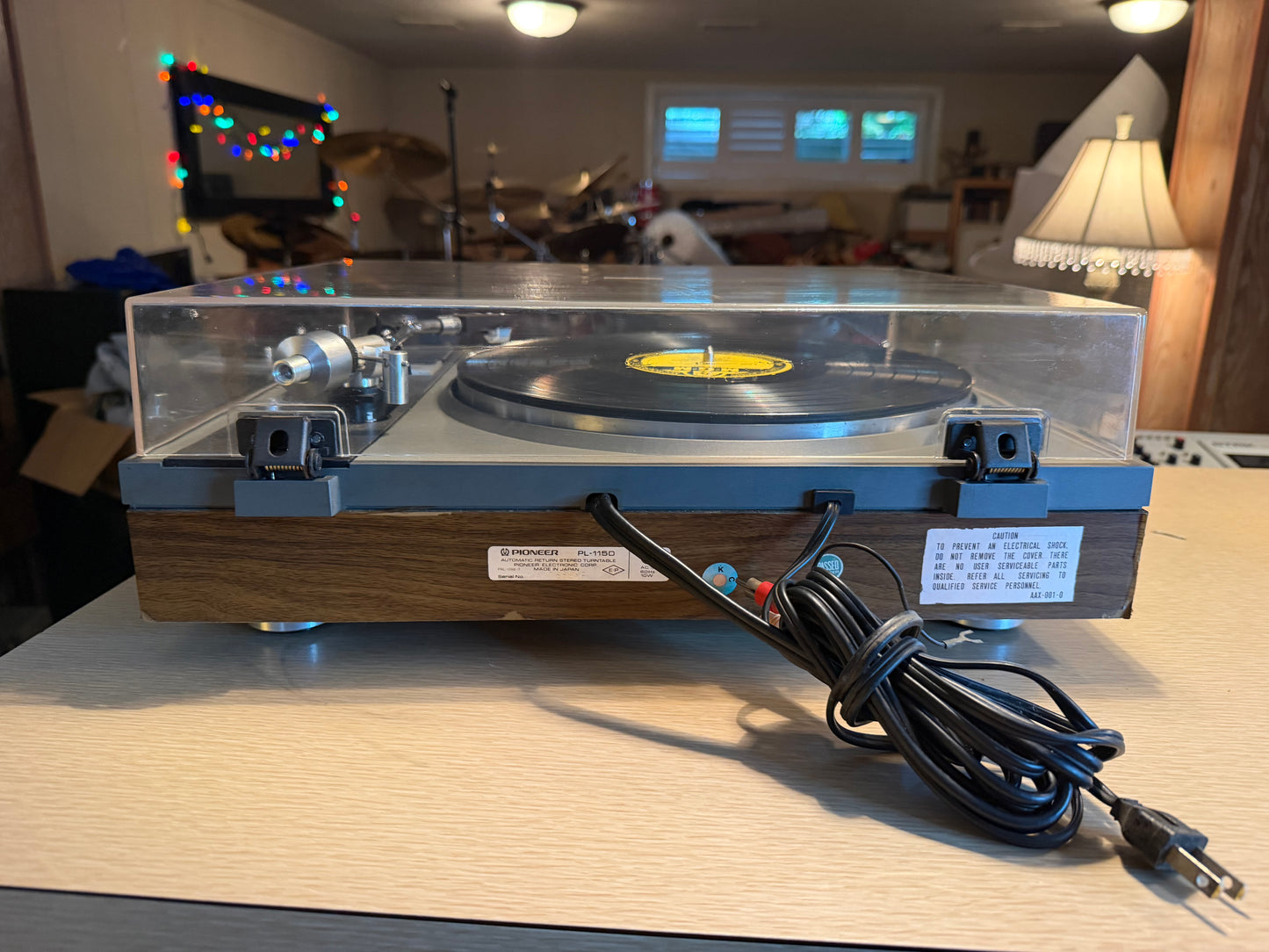 1976 Pioneer PL-115D Belt-Drive Turntable, New Belt + Stylus, Serviced Beauty🎶