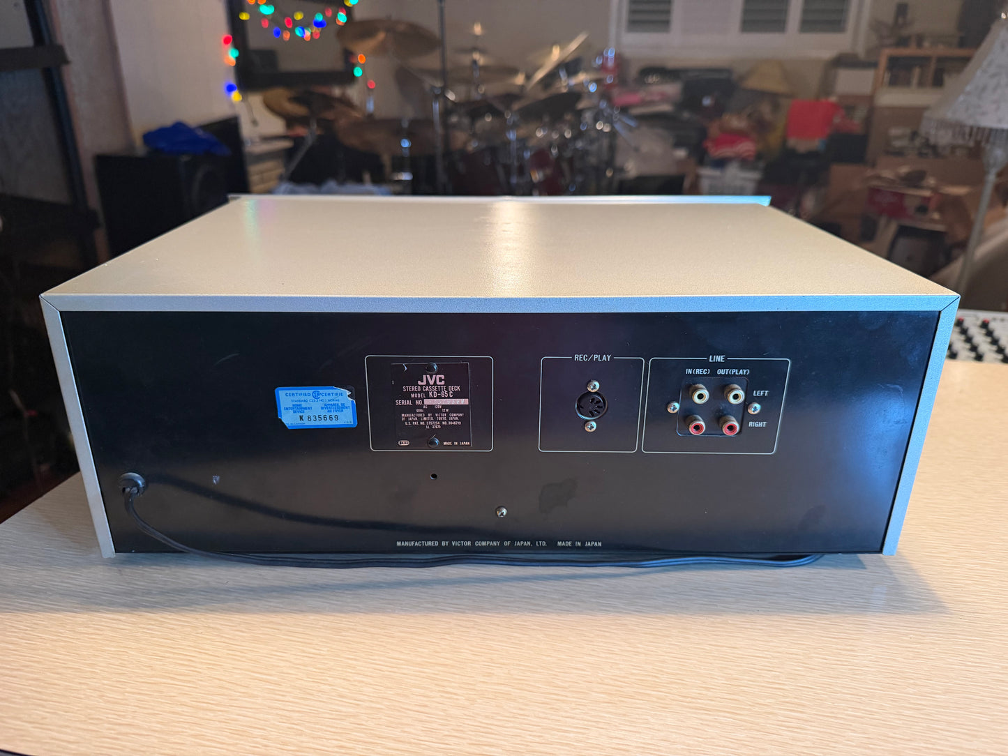 Very Cool JVC KD-65 Cassette Deck – Freshly Serviced, New Belt – Excellent Cond!