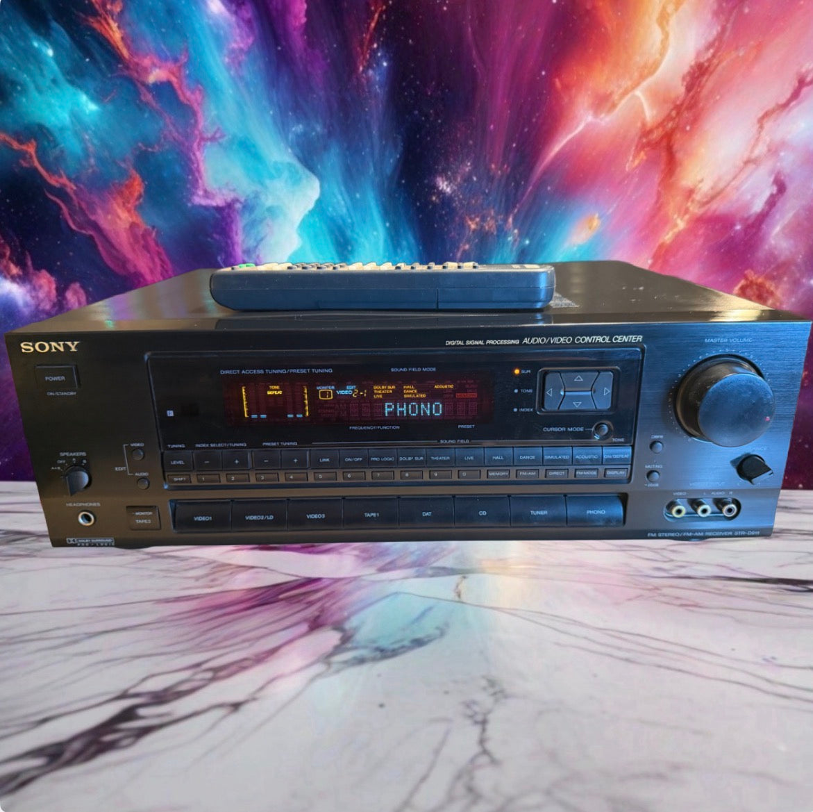 Serviced Sony STR-D911 Digital 100 WPC Audio/Video Control REMOTE BUNDLE Beast🔥