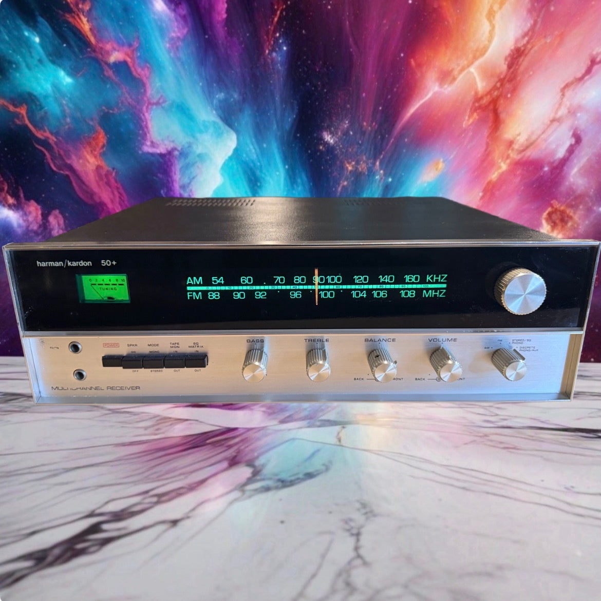 RARE Harman Kardon 50+ Twin Power 2/4 channel Monster Receiver Freshly Serviced!