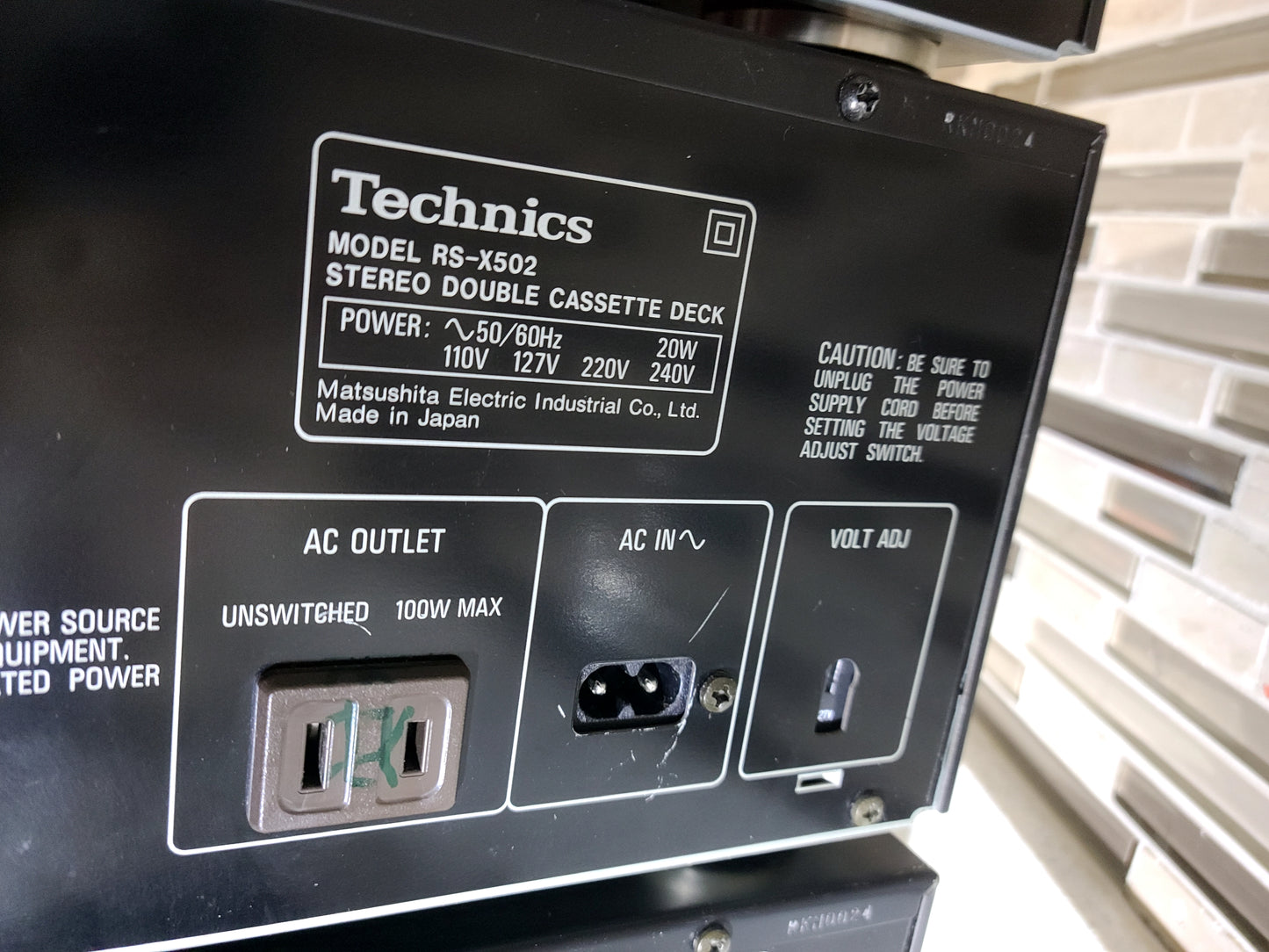 Technics Vintage Stack System SU-X502D Fully Working Rare Hifi Separates