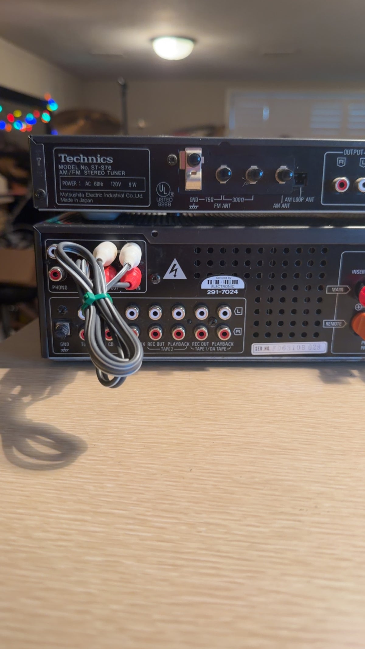 Technics SU-V4X Stereo Integrated Amplifier AMP Receiver+ ST-S76 Tuner Serviced!