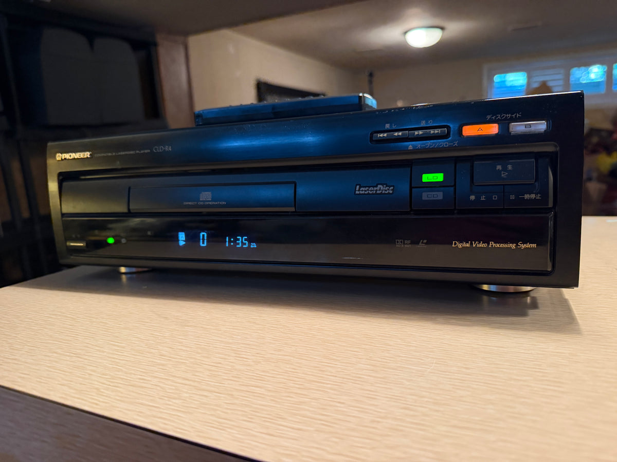 Pioneer CLD-R4-K LaserDisc CD Player LD Player Tested Working JDM With Remote🔥