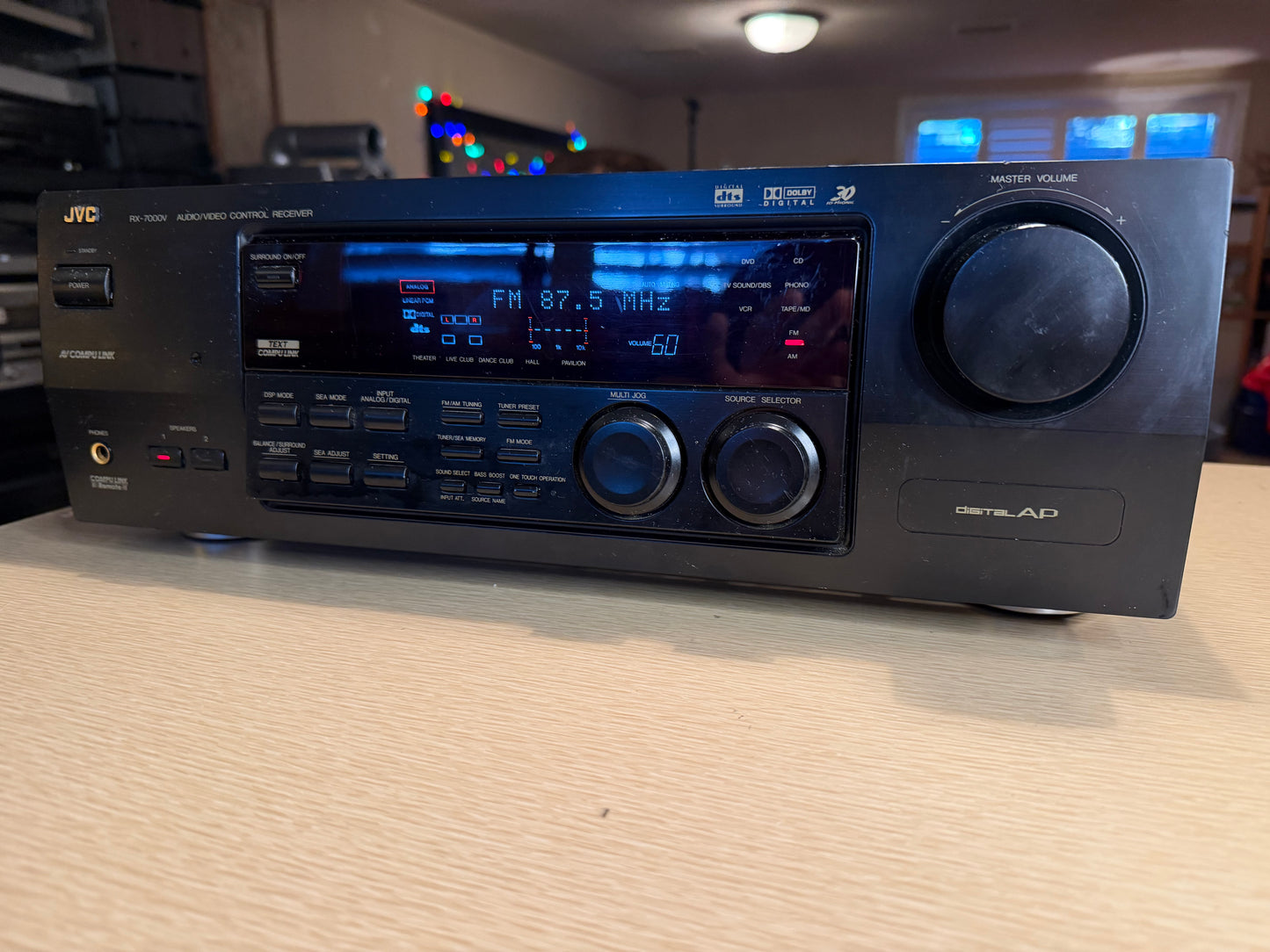 JVC RX-7000V / RX-7000VBK Audio/Video Reciever 110WPC BEAST SERVICED RARE🔥🎶