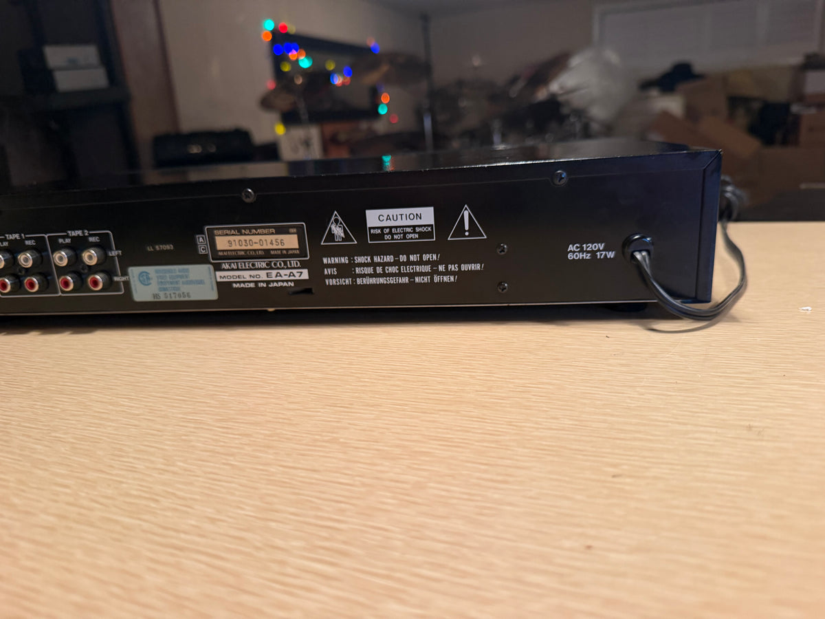 AKAI EA-A7 Digital Graphic Equalizer+Large Spectrum Analyzer Freshly Serviced🎶